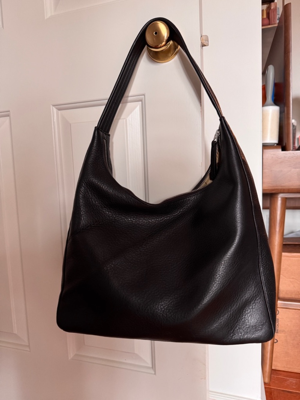 Baggu Deadstock Leather Shoulder Bag